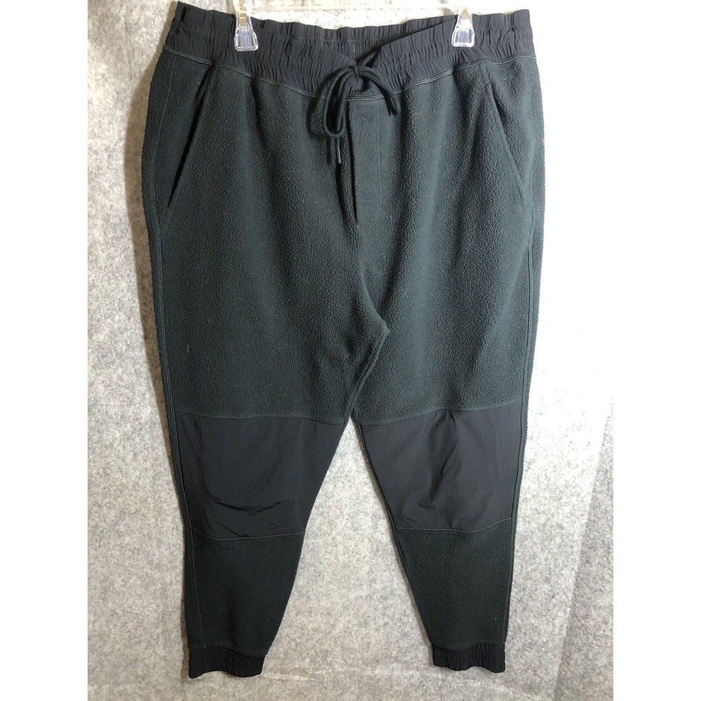 Cotopaxi Pants Mens Extra Large Black Abrazo Fleece Jogger Performance Sports